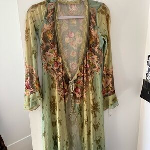 Floral Sheer Robe